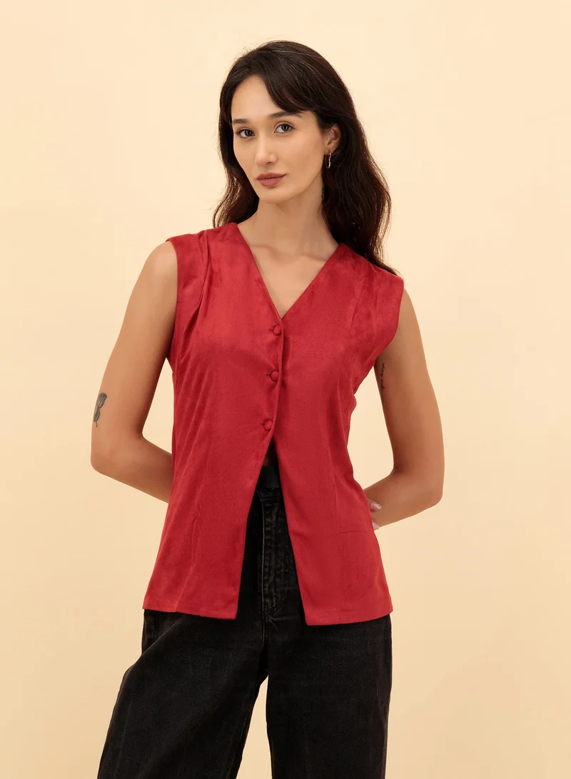 ZINALI SUEDE VEST