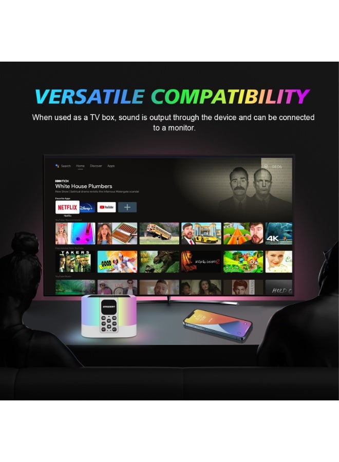 Z1 Mix Smart TV Box with Bluetooth Speaker – Android 13, Allwinner H313, 2GB RAM 16GB ROM, 4K Media Player with Voice Control - Image 5