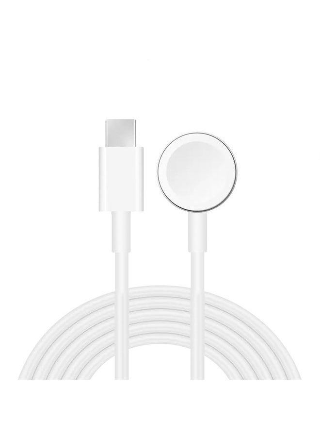 HuHa - 1m USB-C / Type-C Magnetic Fast Charger Charging Cable for Watch Apple Series Ultra/8/7/6/SE/SE2/5/4/3/2 - Image 1