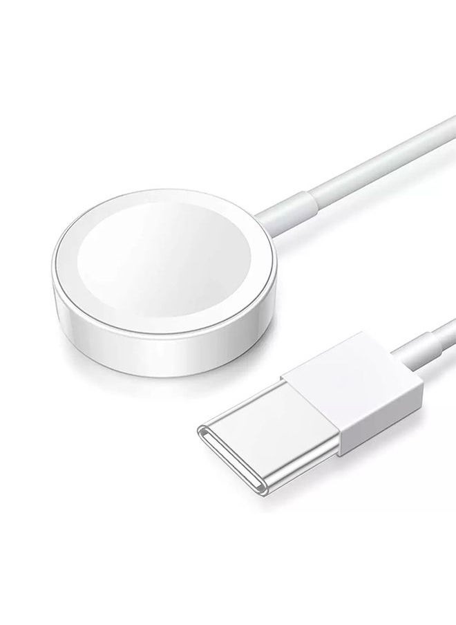 HuHa - 1m USB-C / Type-C Magnetic Fast Charger Charging Cable for Watch Apple Series Ultra/8/7/6/SE/SE2/5/4/3/2 - Image 1