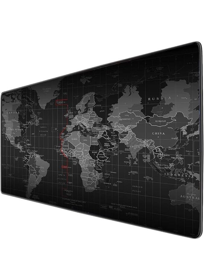 World Map Gaming Mouse Pad - XXL Extended Size - Anti-Slip Base - Speed Edition | 120 x 50 cm - Image 1