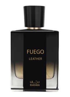 عطر ريان فويغو ليذر العربي للرجال - 100 مل ماء عطر للرجال، عطر طويل الأمد - الجلود، البرغموت، اللافندر، الموغيت، المسك الأبيض، نجيل الهند، خشب الصندل، التونكا، والعنبر، مثالي للهدايا