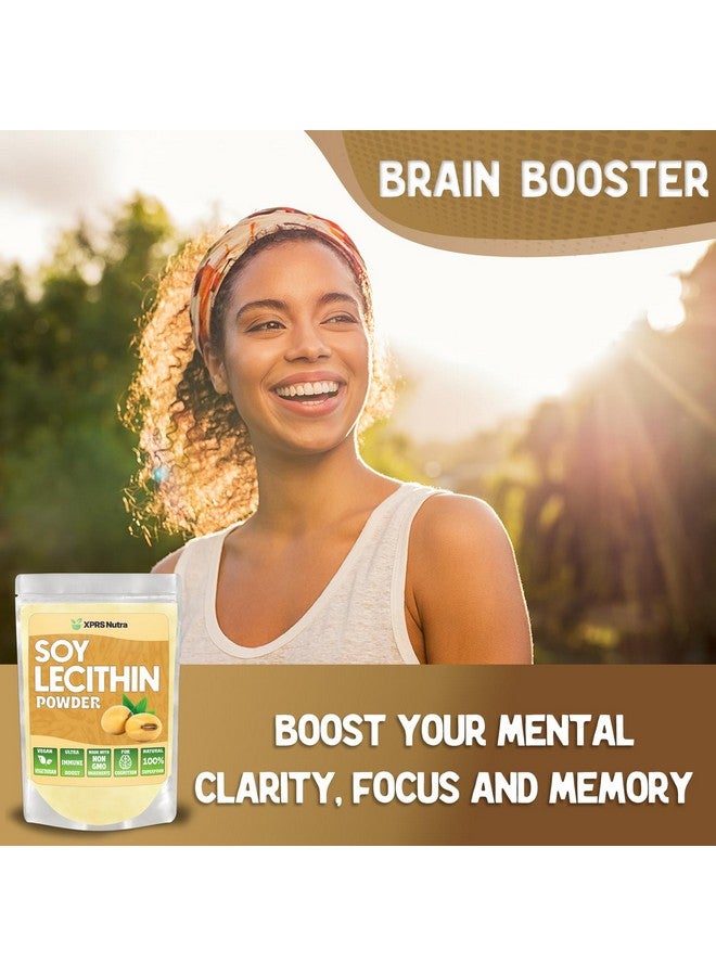 إكسبرس نوترا مسحوق ليسيثين الصويا XPRS Nutra مستحلب دهني صالح للأكل - مناسب للطهي والخبز والمزيد - مسحوق ليسيثين الصويا صديق للنباتيين، مساعد طهي (4 أونصة) - Image 4
