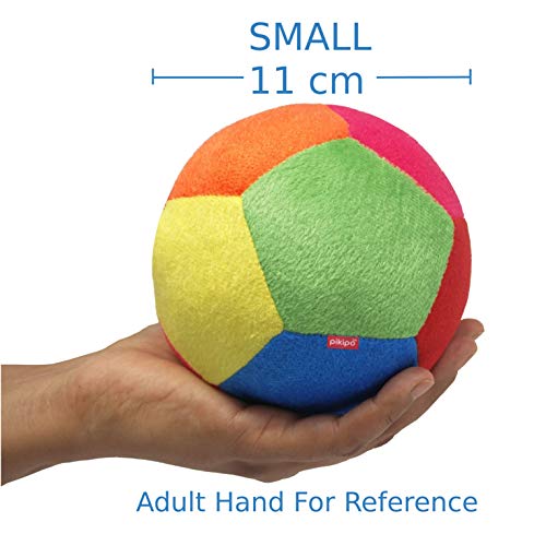 Pikipo Soft Ball (Small, 11Cm) and Bunny Face Soft Rattle Combo - Polyester, Softball, Pink - Image 5
