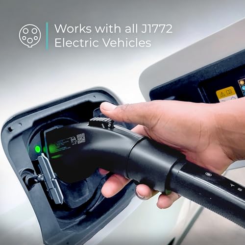 Lectron Tesla to J1772 EV Charging Adapter – NACS Converter, 48 Amp & 250V, Compatible with Tesla High Powered Connectors, Destination Chargers & Mobile Connectors for J1772 Electric Vehicles (Black) - Image 2