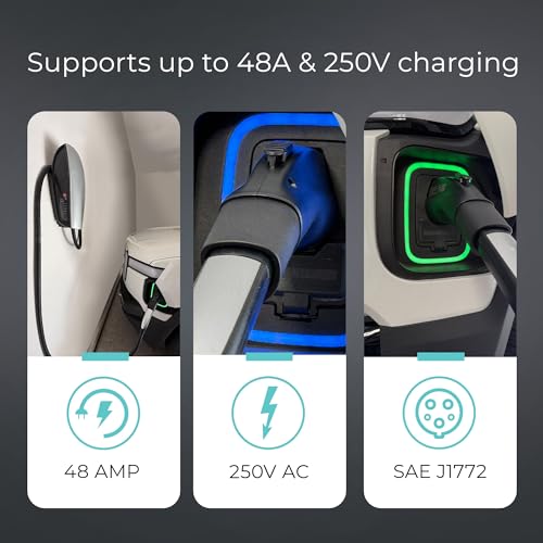 Lectron Tesla to J1772 EV Charging Adapter – NACS Converter, 48 Amp & 250V, Compatible with Tesla High Powered Connectors, Destination Chargers & Mobile Connectors for J1772 Electric Vehicles (Black) - Image 4