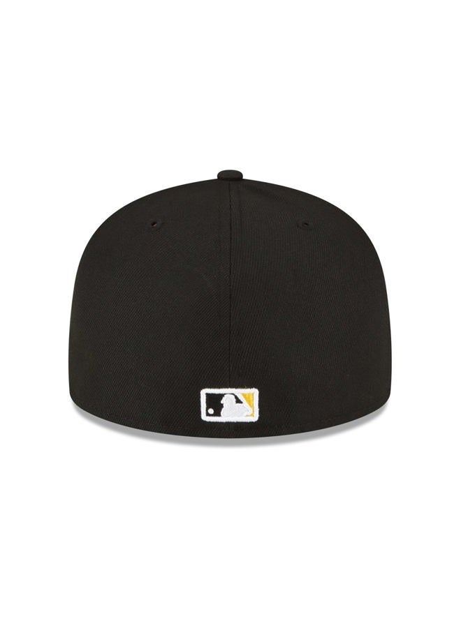 NEW ERA MLB 59FIFTY Team Color Authentic Collection Fitted On Field Game Cap Hat (as1, Numeric, Numeric_7_and_5_eighths, Pittsburgh Pirates Black) - Image 4