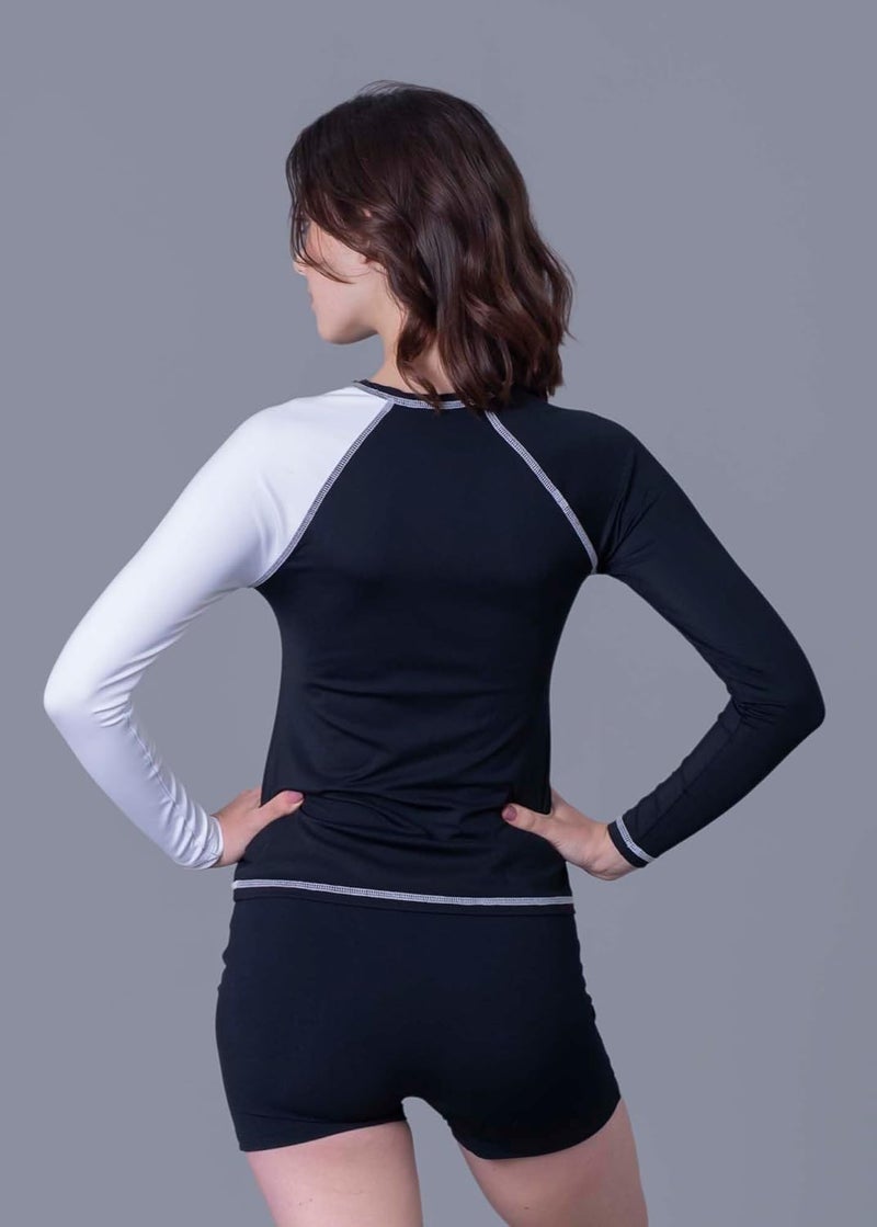 Keepfit Womens Rash Guard Long Sleeve Padded Swim Set |Swimming Suit for Women - Image 4