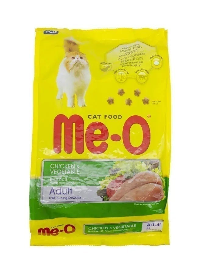 Me-O Chicken & Vegetable Cat Food, Adult, Thailand