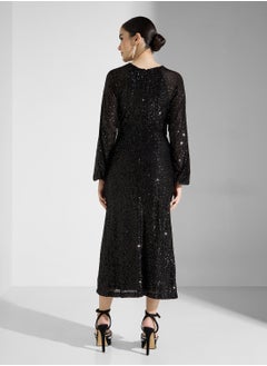 YAS Yasrica Sequin Long Dress  - Image 2