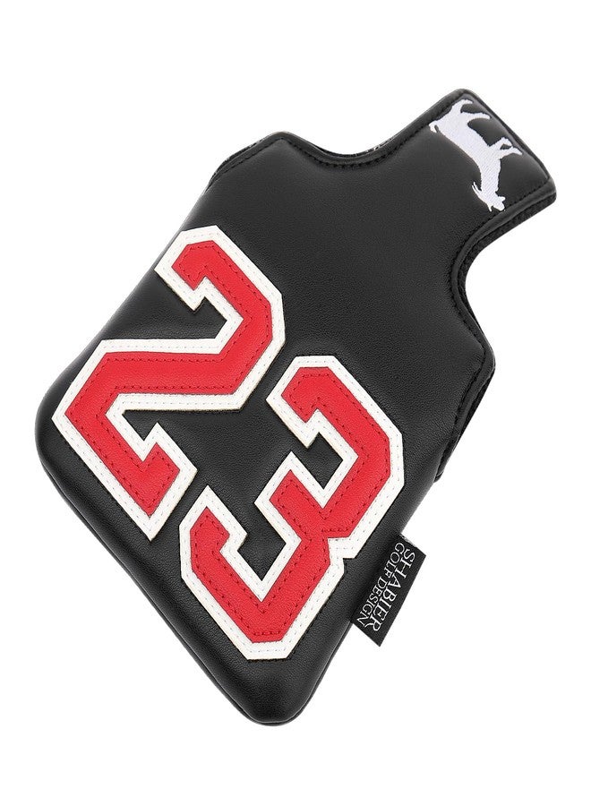 SHABIER Black Golf Large Mallet Headcover with No.23 Design for Golf Club - Image 3