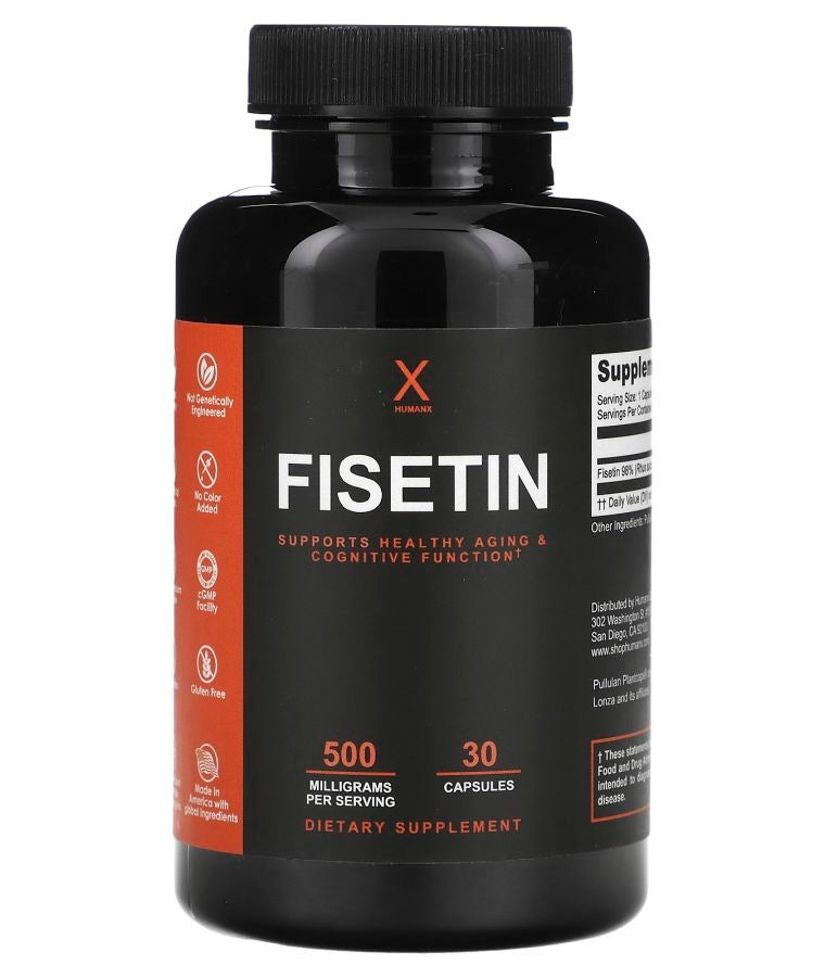 Fisetin 500 mg 30 Capsules
