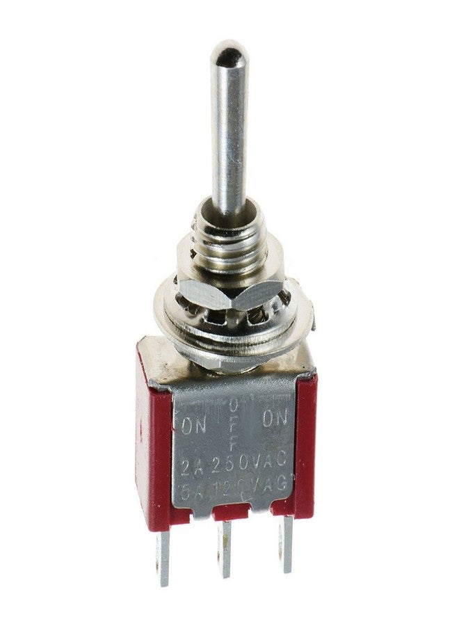 ESUPPORT On/Off/On Momentary Mini Miniature Toggle Switch Car Dash Dashboard SPDT 3Pin Pack of 10 - Image 4