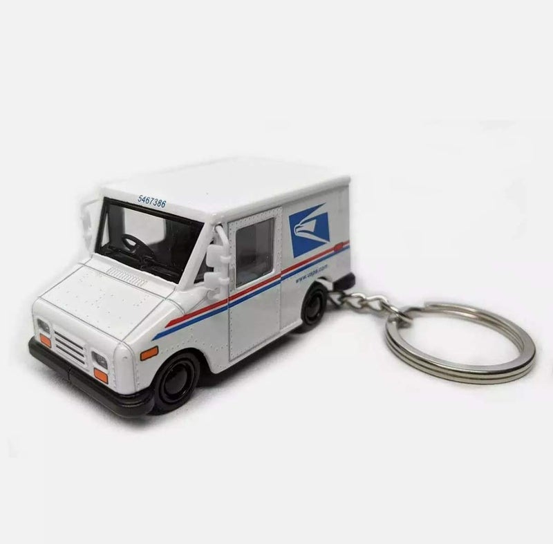 KinsFun KiNSMART Die Cast 25 Inch United States Postal Service Truck USPS Grumman LLV 172 Scale 25in KeyChain - Image 2