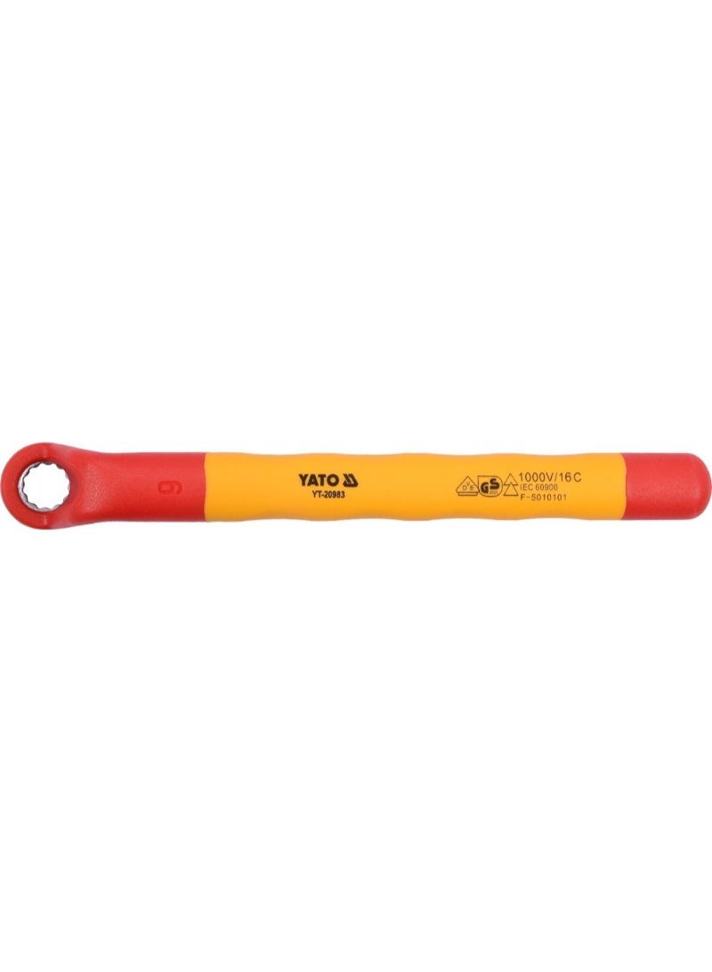 YATO Insulated Ring Wrench 9mm VDE-1000V YT-20983