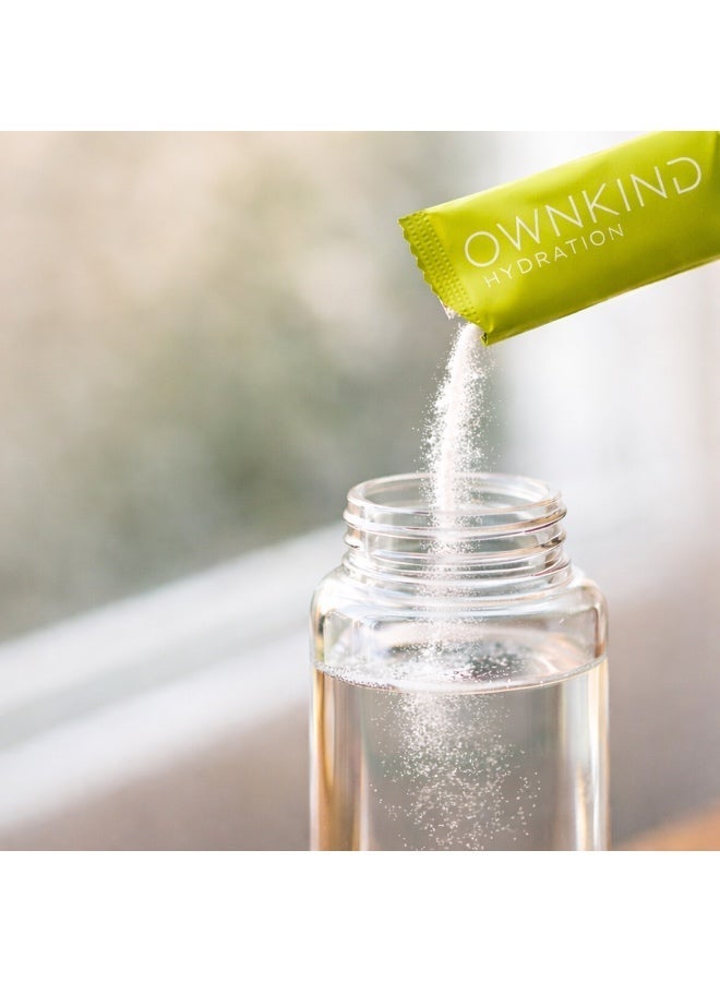 Ownkind Electrolytes Powder Sachets - Strawberry & Kiwi | Zero Sugar, All 6 Electrolytes, Hydration Multiplier W/Essential Minerals, Vitamins, Immune & Metabolic Functions. Vegan, Sugar & Gluten Free