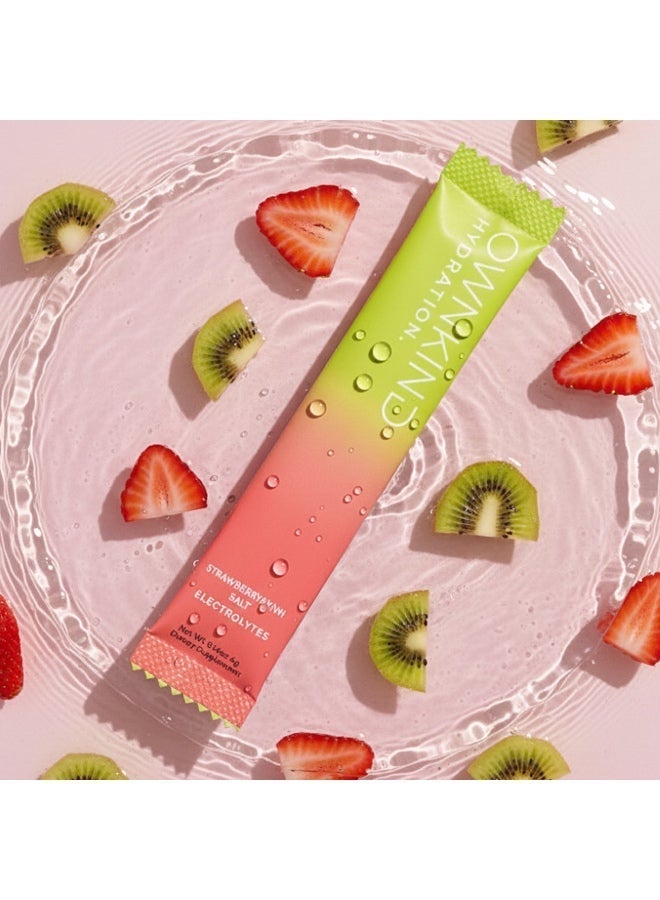 OWNKIND Electrolytes Powder Sachets - Strawberry & Kiwi | Zero Sugar, All 6 Electrolytes, Hydration Multiplier w/Essential Minerals, Vitamins, Immune & Metabolic Functions. Vegan, Sugar & Gluten Free - Image 3
