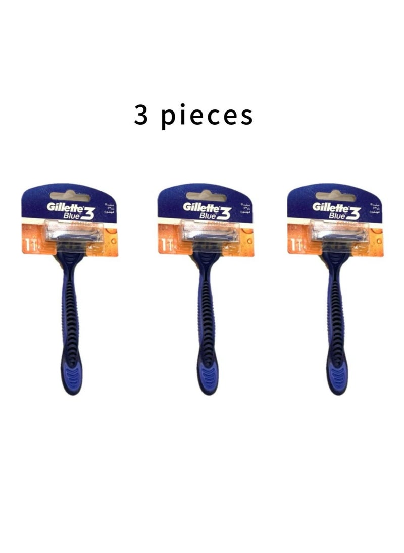 Gillette Gillette Blue 3 Comfort Razor 3 Piece Set 