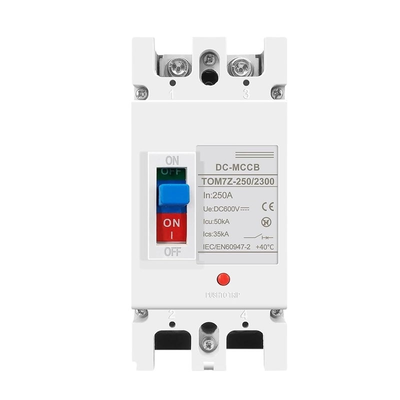 200A DC 600V Solar Molded Case Circuit Breaker MCCB Overload Protection Switch for Photovoltaic PV System - Image 2