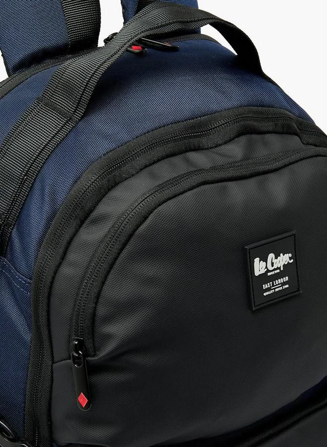 لي كوبر Panelled School Backpack For Kids 13 Years+ With Padded Shoulder Straps