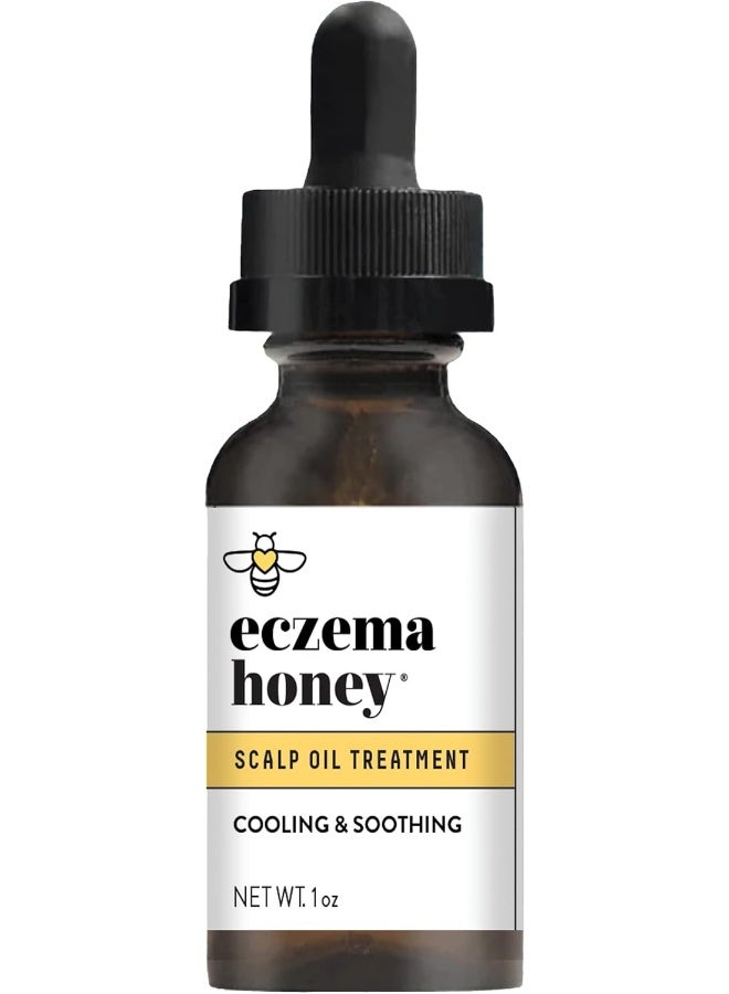 ECZEMA HONEY Soothing Scalp Oil - Natural Hair Oil & Moisturizer Helps Dandruff- Itchy & Dry Scalp Treatment - Daily Hair Care for All Hair & Skin Types (1 Oz) - Image 1