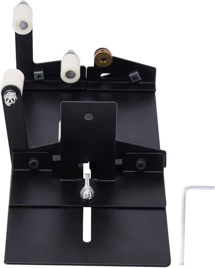 طقم قاطع زجاجات زجاجي مُحسّن مع 3 عجلات قابلة للتعديل للحرف اليدوية DIY - Image 2