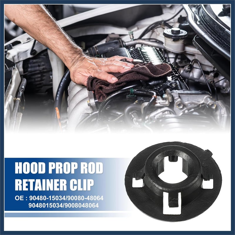 INFINAUTO مشبك حامل قضيب دعم غطاء المحرك لطرازات تويوتا - Image 2