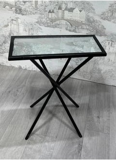 fan baytk black service table, size: 25*45*45 