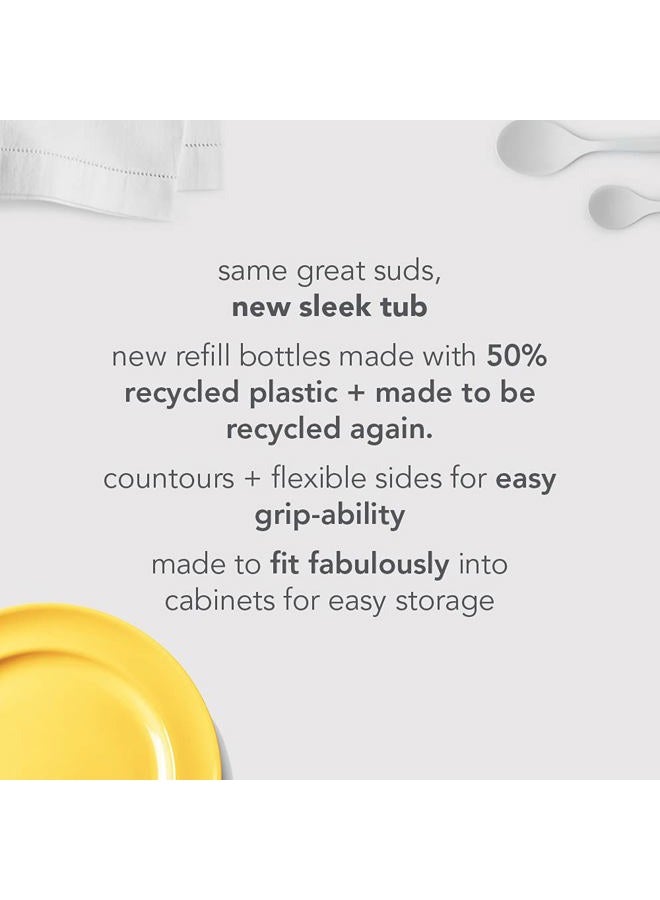 Method Gel Dish Soap Refill, Lime + Sea Salt Scent, Powerful Cleaning Formula, Large Refill Tub, Cuts Through Grease, 54 Fl Oz - Image 4