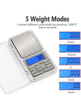 Jewelry Electronic Scales, Portable Pole Scales, Pocket Mini Scales for Gold Jewelry (100g* 0.01g) - view 4