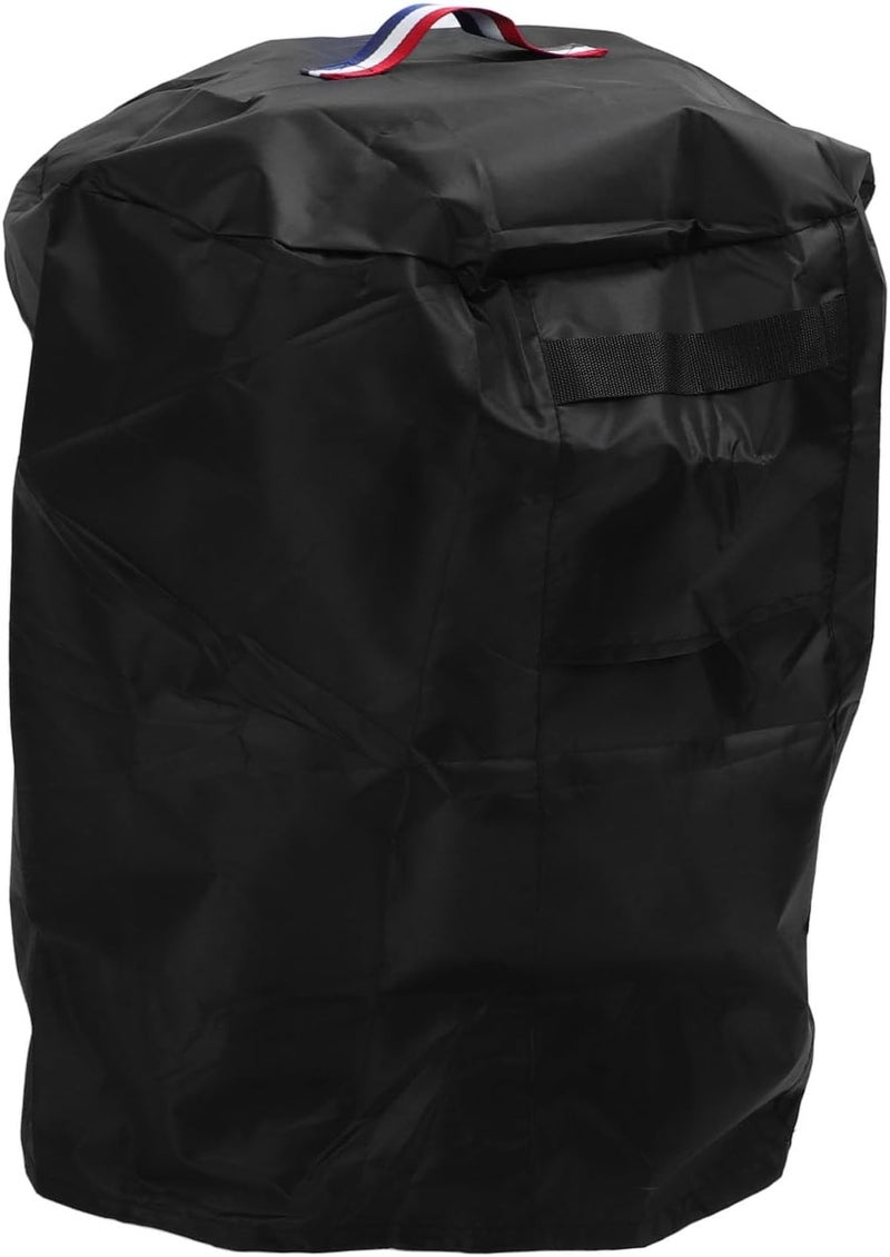 Round Fire Pit Cover for Patio Full Coverage, , Tear with Vent and Handle - Image 3