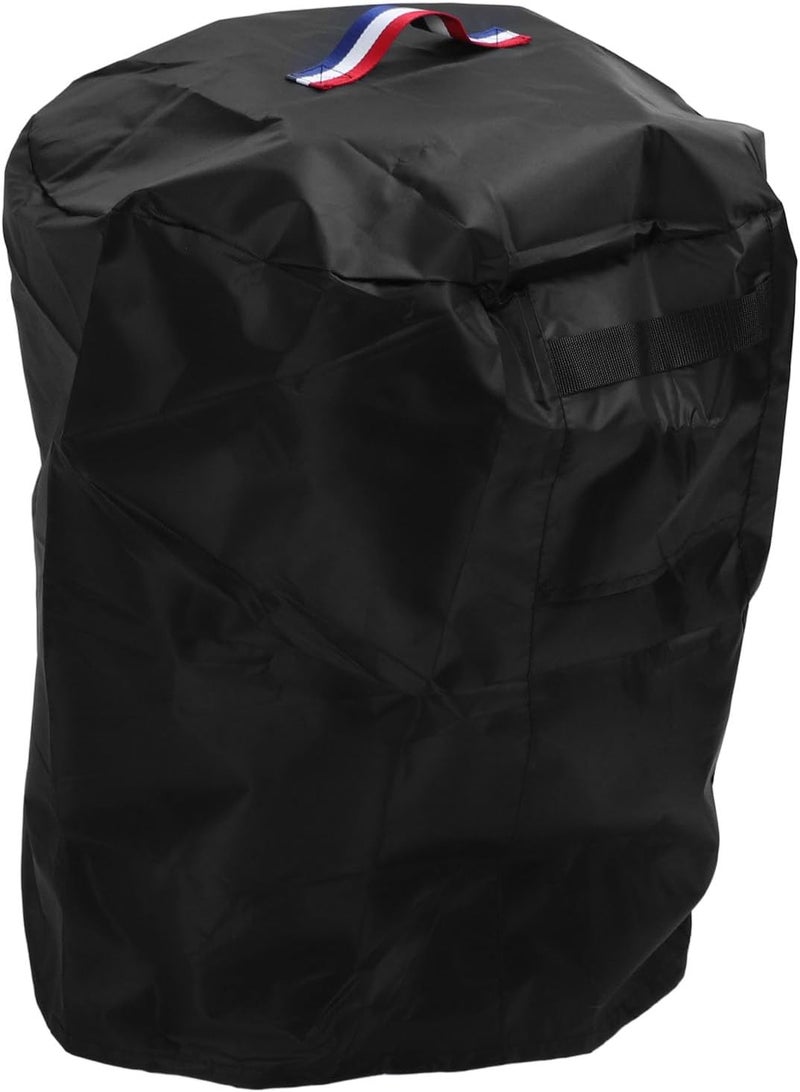 Round Fire Pit Cover for Patio Full Coverage, , Tear with Vent and Handle - Image 5