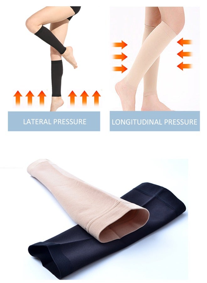 1-Pair Compression Socks Stockings Sleeves Socks Calf Sleeve XL - Image 5