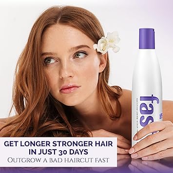 Nisim FAST Hair Growth Shampoo and Conditioner Supercharges Growth for All Hair Types Repairs Damaged Hair Vegan SLSParabenFree 1 Month Supply 300ml x2 - Image 4