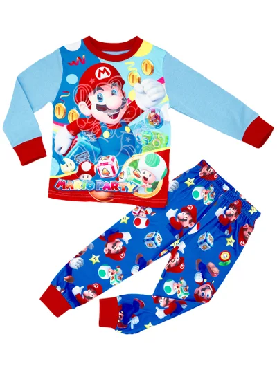 babyqlo Super Glow Bros Party Glow-in-the-Dark Pajama Sets for Boys