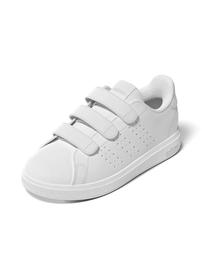 Adidas Advantage Base 2.0 Cf C White Sportswear Shoes For Kids 10K