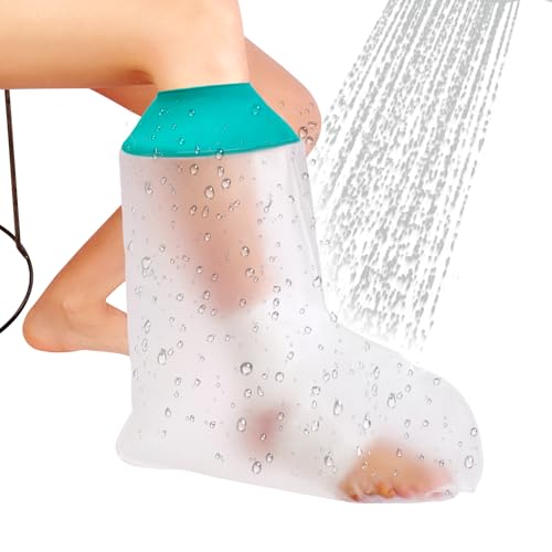 CIVJET Cast Covers for Shower Leg, Waterproof Cast Cover for Showering, Cast Protector for Shower Leg Adult, Shower Boots for Foot after Surgery, Ankle, Foot (Diameter - 7.9") - Image 1