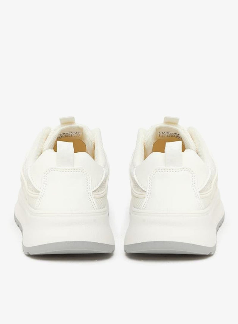 ستايلي اكتيف حذاء سنيكرز بنعل شانكي مع أربطة - Image 5