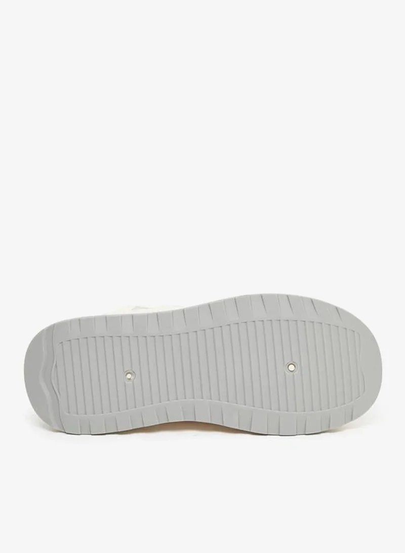 Styli Active Beige Beige Chunky Lace Up Sneakers for Women | Best Price UAE