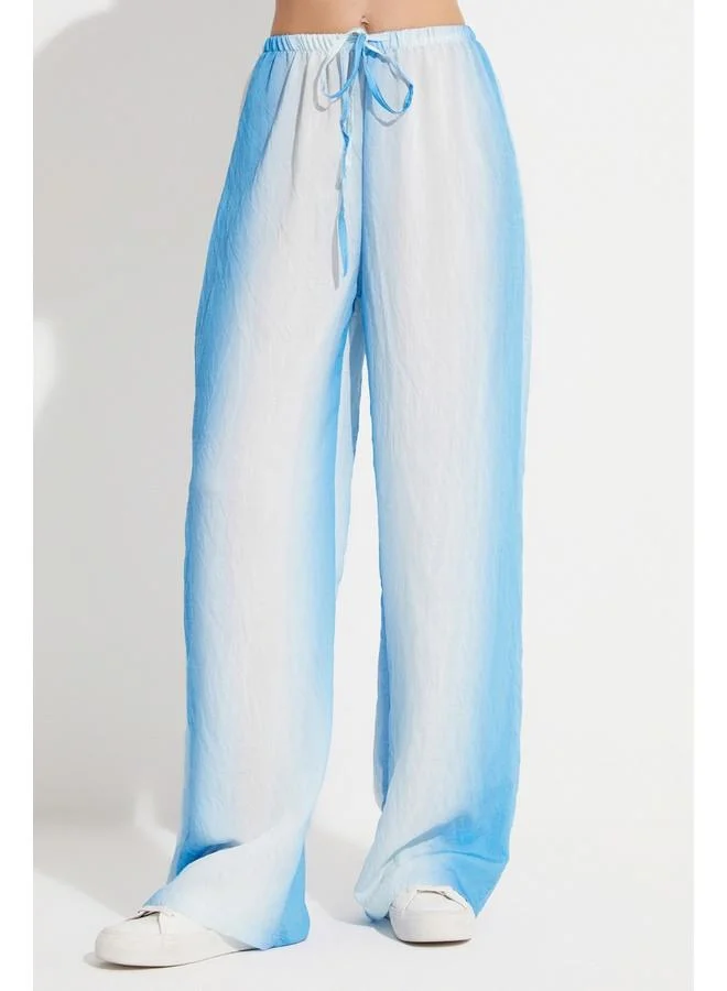 جون June Women Viscose Blend Shirt Trouser Set Blue