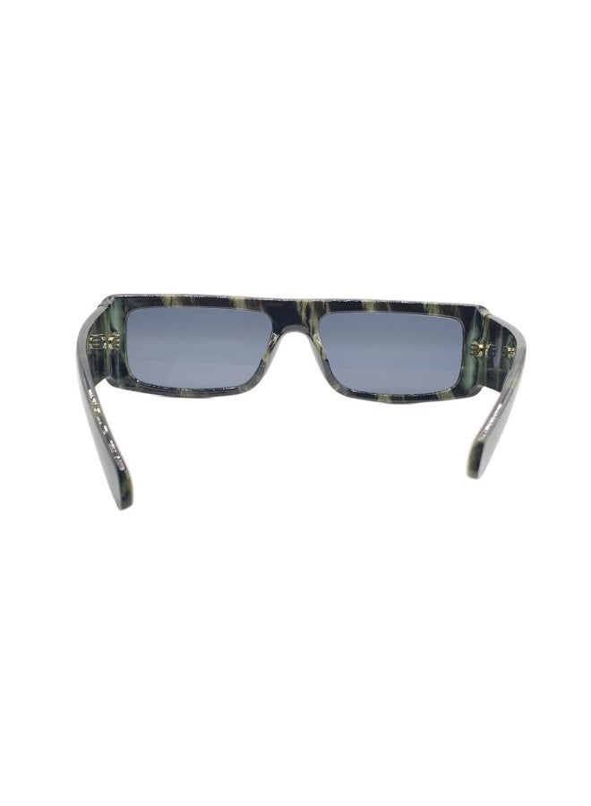 Influence Germany - Stylish Rectangular Sunglasses with Dark Green Tortoise Frames - Image 1