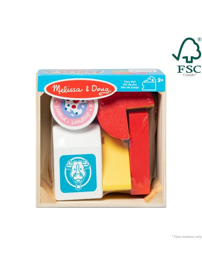 Melissa & Doug مجموعة ألعاب الطعام الخشبية من ميليسا ودوج - الألبان - Image 1