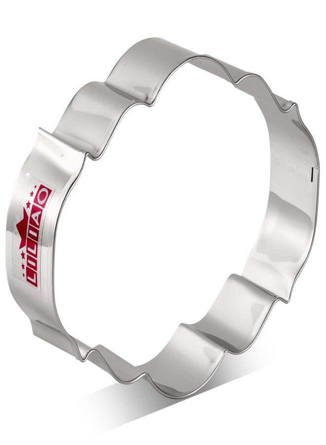LILIAO Plaque Oval Cookie Cutter - 4.4 x 3.2 inches - Stainless Steel - Image 5