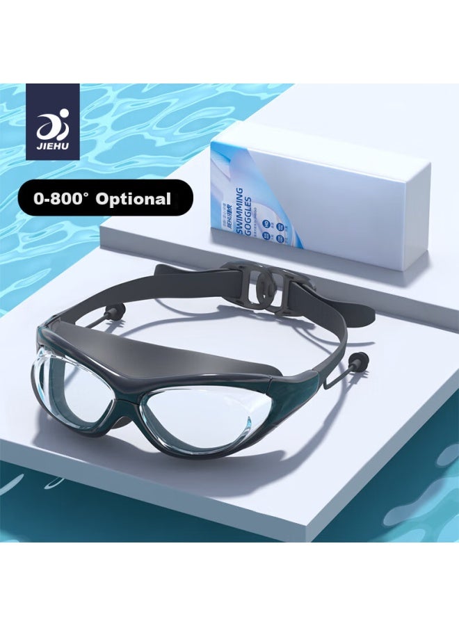Jettiger Jiehu Swimming Goggles, High-definition Anti-fog, Waterproof Diving Gl For Men And Women, Adult Clear Lens Protective Eyewear - Image 1