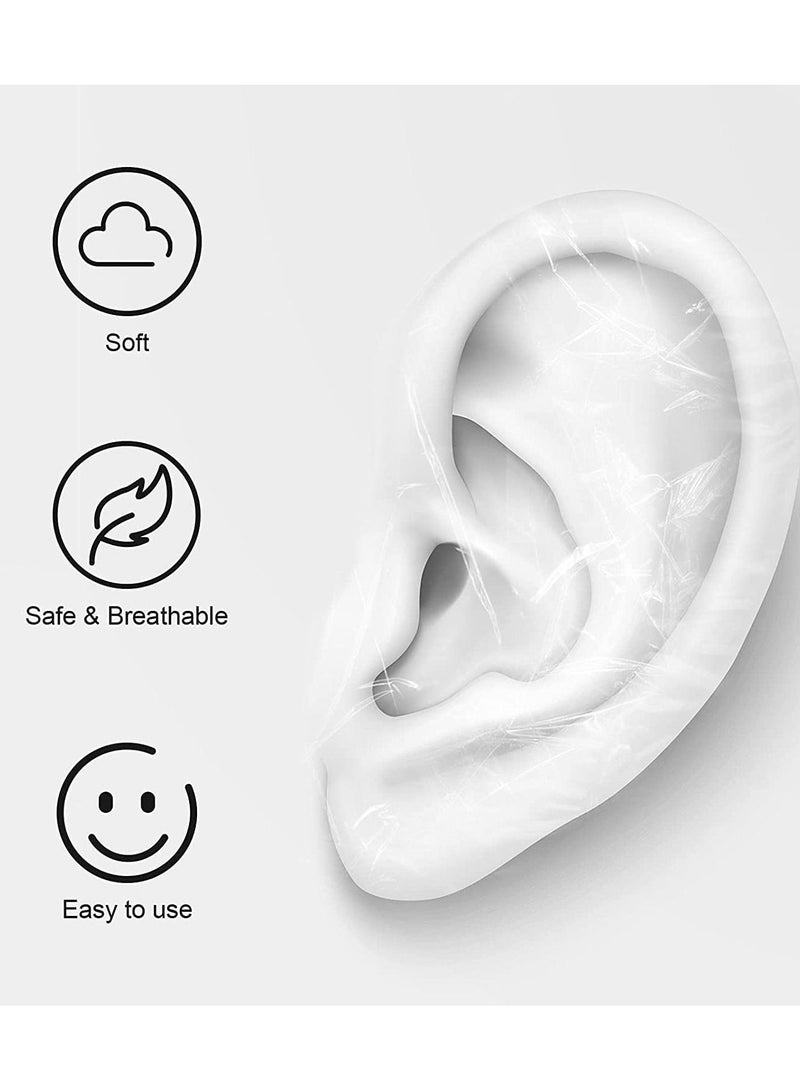 Waterproof Ear Stickers Ear Protector for Swimming Shower Surfing Snorkeling Baby Kids Size 40 Pack - Image 2