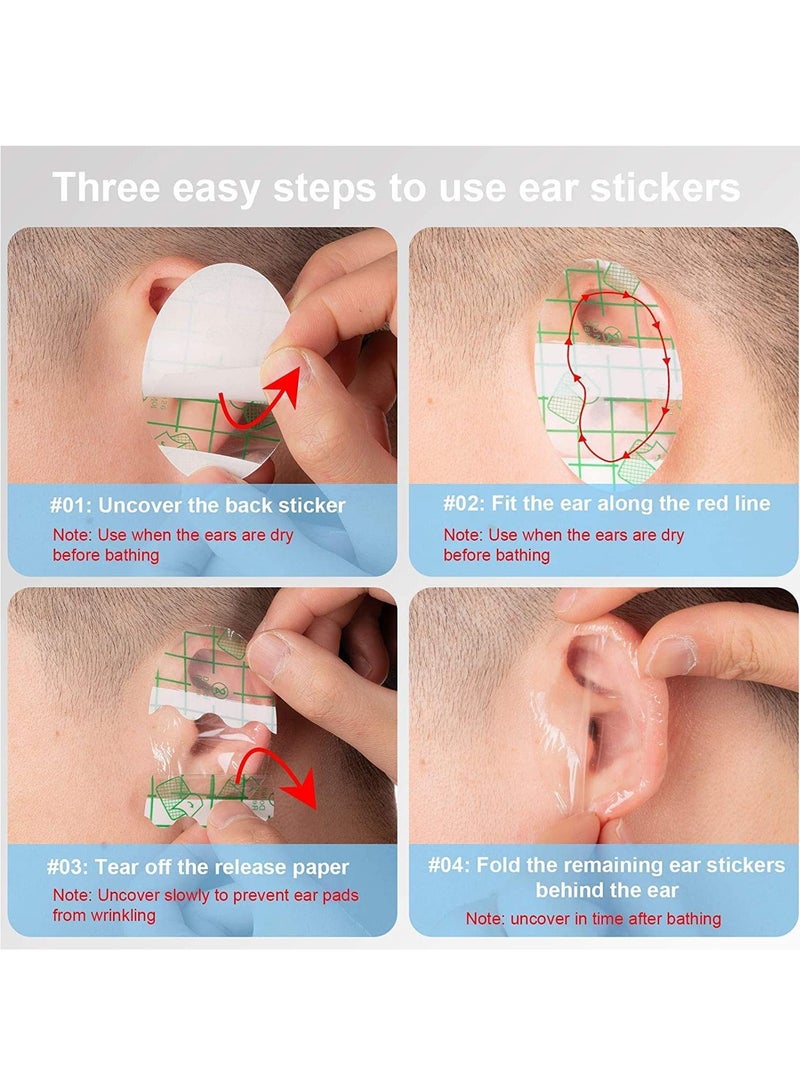 Waterproof Ear Stickers Ear Protector for Swimming Shower Surfing Snorkeling Baby Kids Size 40 Pack - Image 5