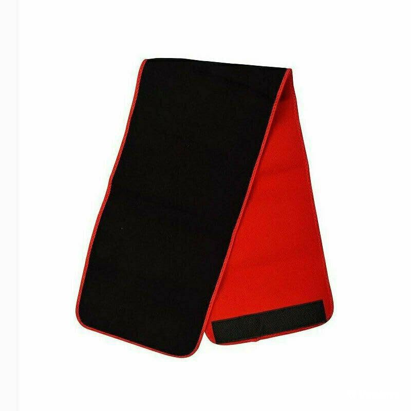 YC Support Adjustable Waist Support Belt with Compression Band - Black with Red Trim - Image 2