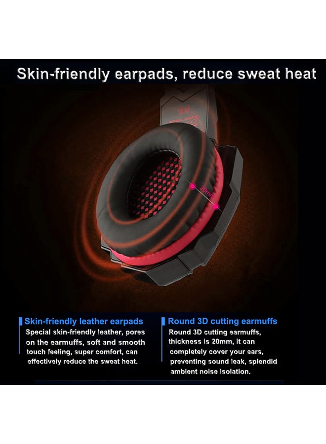 KOTION EACH G9000 Over-Ear Wired Gaming Headphones With Mic For PS4/PS5/XOne/XSeries/NSwitch/PC - Image 4
