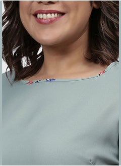 Instafab Plus Floral Print Blouse  - Image 5