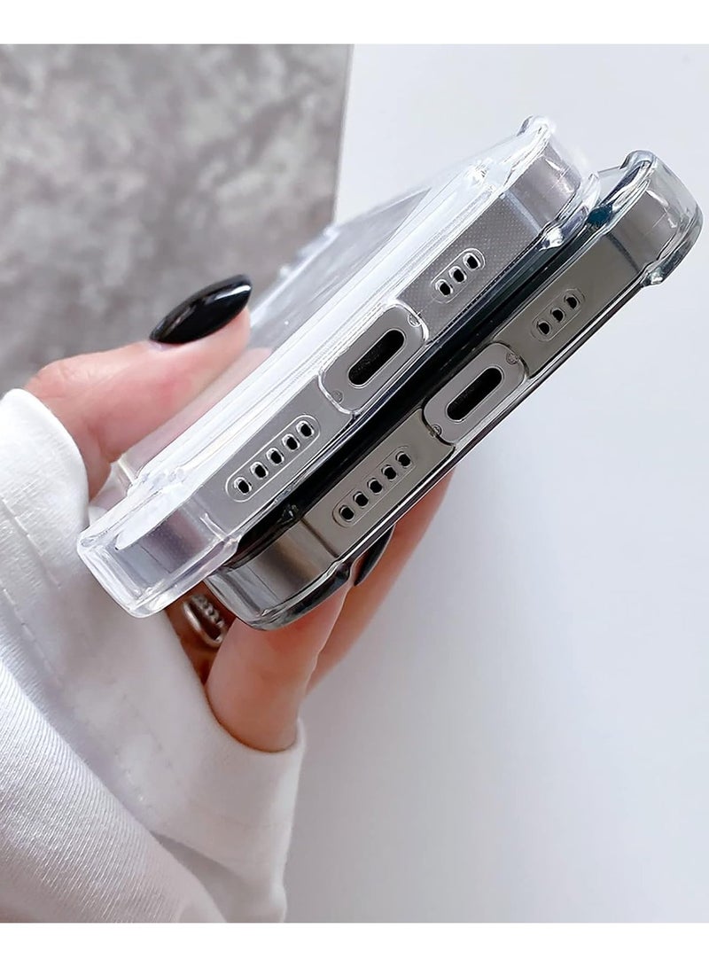 ten.tech TenTech Transparent cover with shockproof corners with card holder - card holder - heat-resistant polyurethane card holder for iPhone 11 Pro Max - transparent  - Image 4